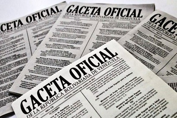 gaceta oficial generica
